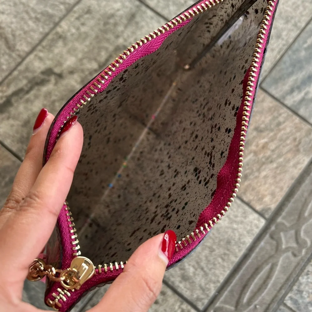 Multicolor Glitter Clutch Bag